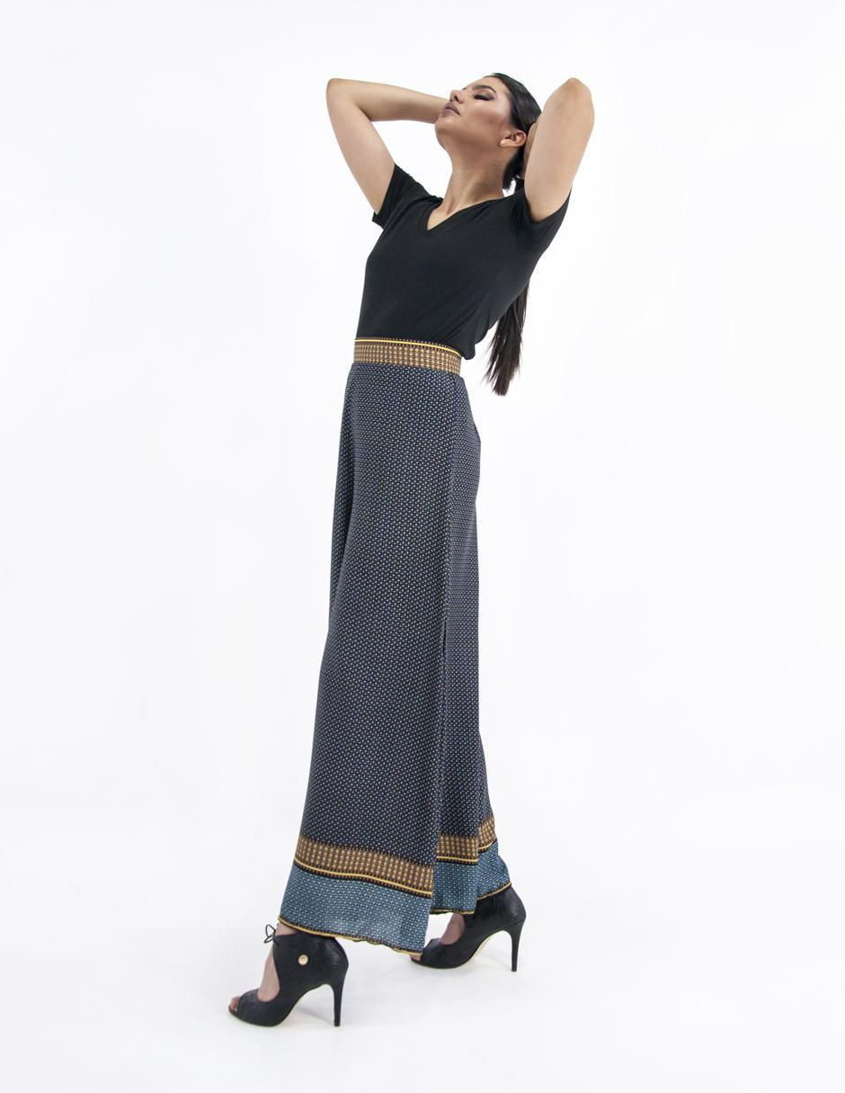Pantalón relaxed amplio para mujer 4