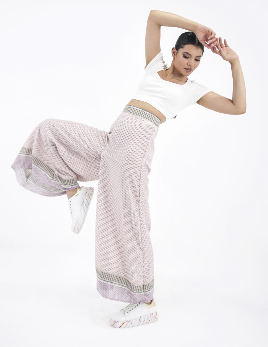 Pantalón relaxed amplio para mujer 4