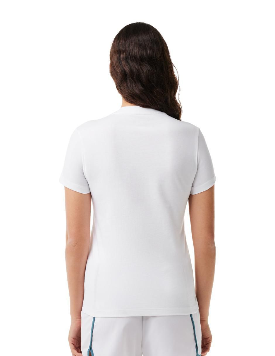 Playera manga corta cuello redondo para mujer 3