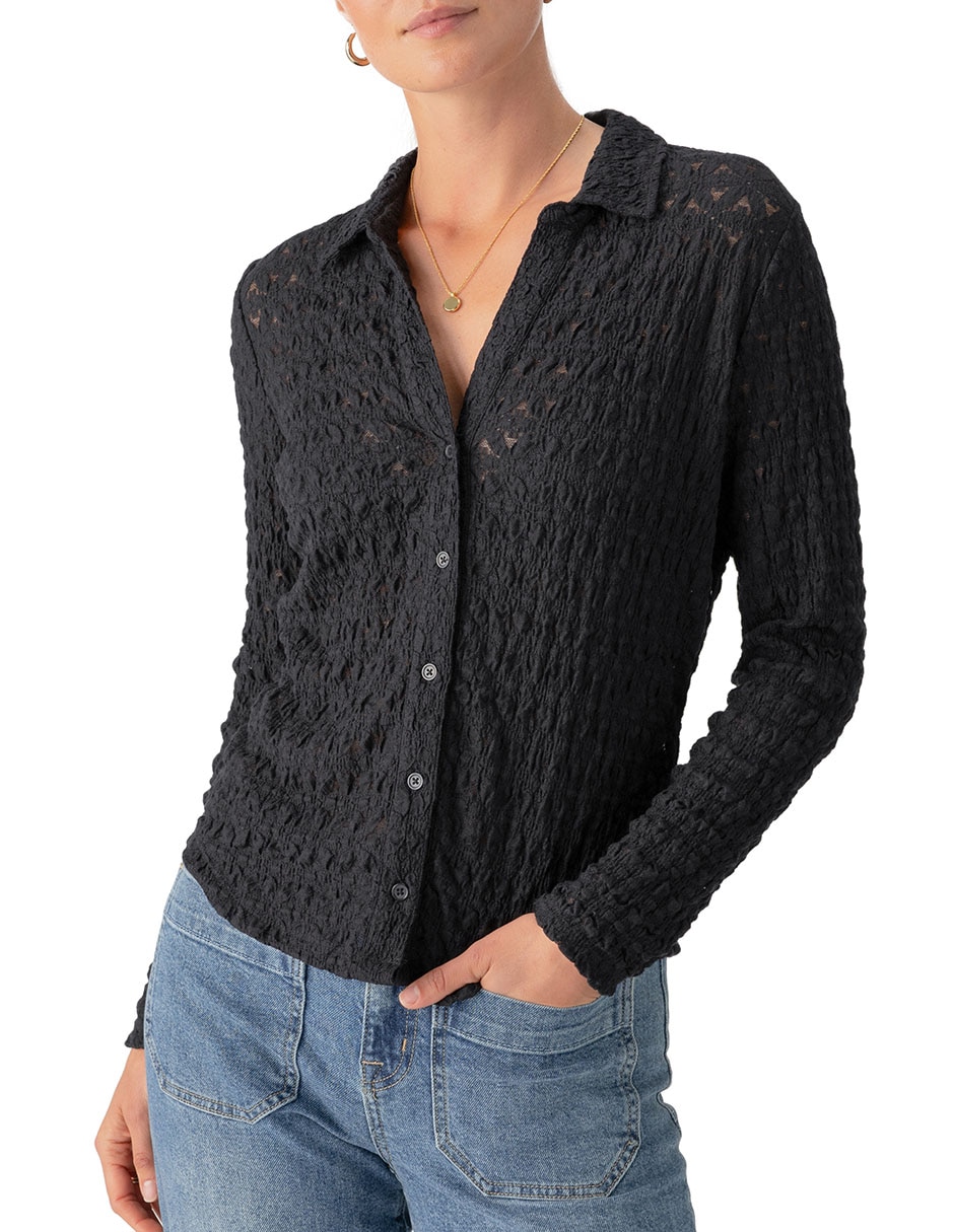 Camisa manga larga para mujer