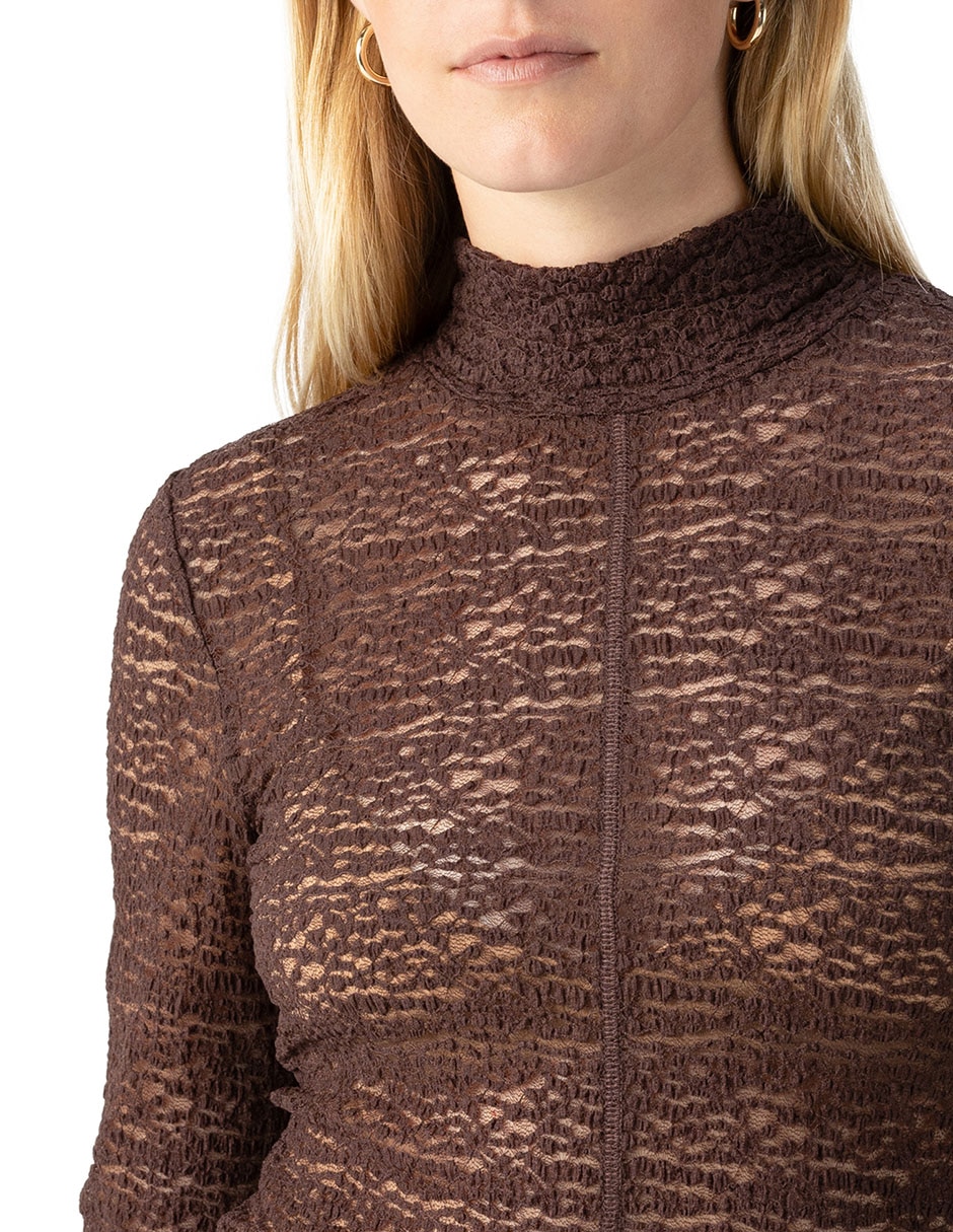 Blusa manga larga para mujer 4