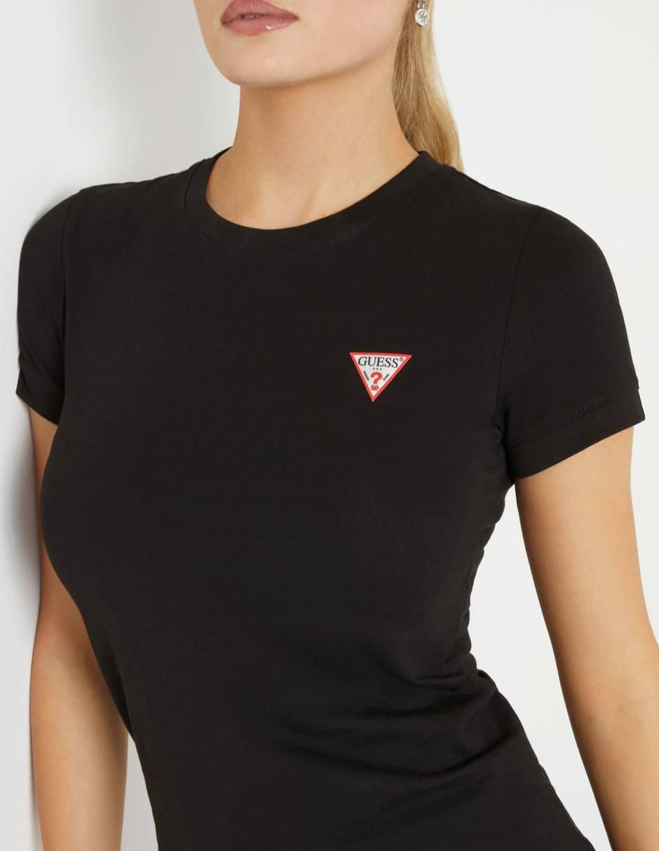 "playera" "manga" corta guess sin colección "cuello" redondo "para mujer"
