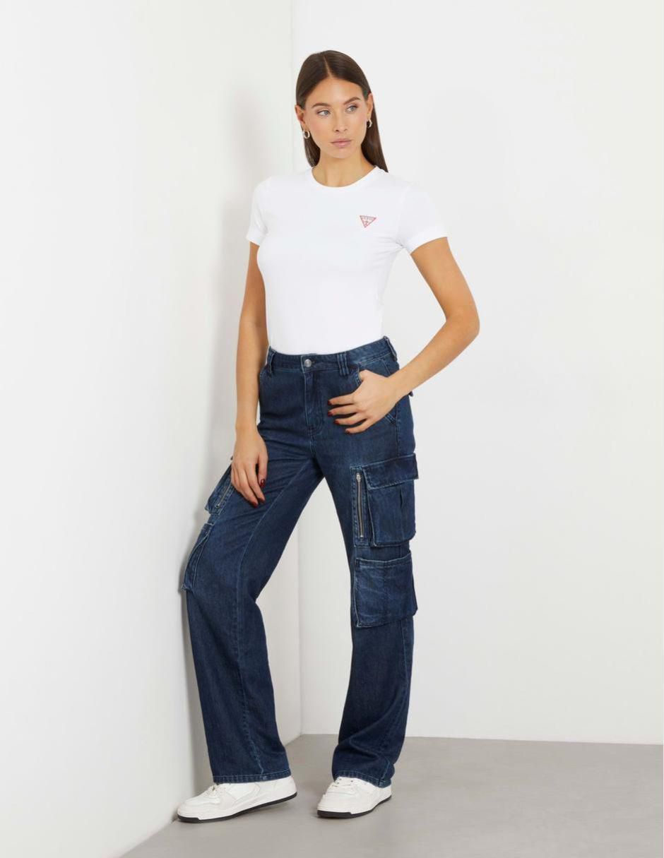 Playera manga corta cuello redondo para mujer 2