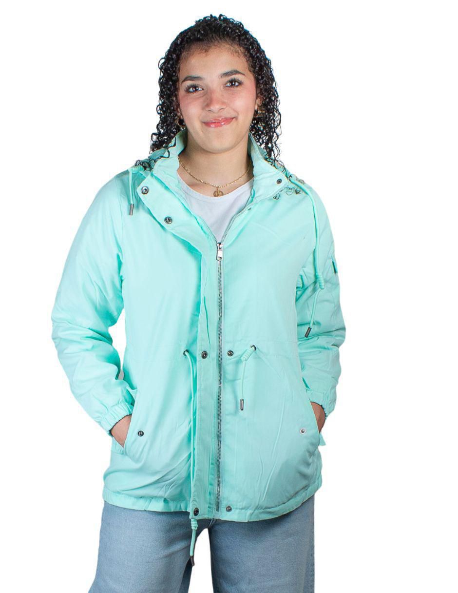 "chamarra" casual coca bella no impermeable "de" poliéster "para mujer"