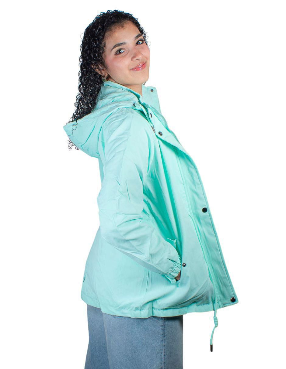 "chamarra" casual coca bella no impermeable "de" poliéster "para mujer"