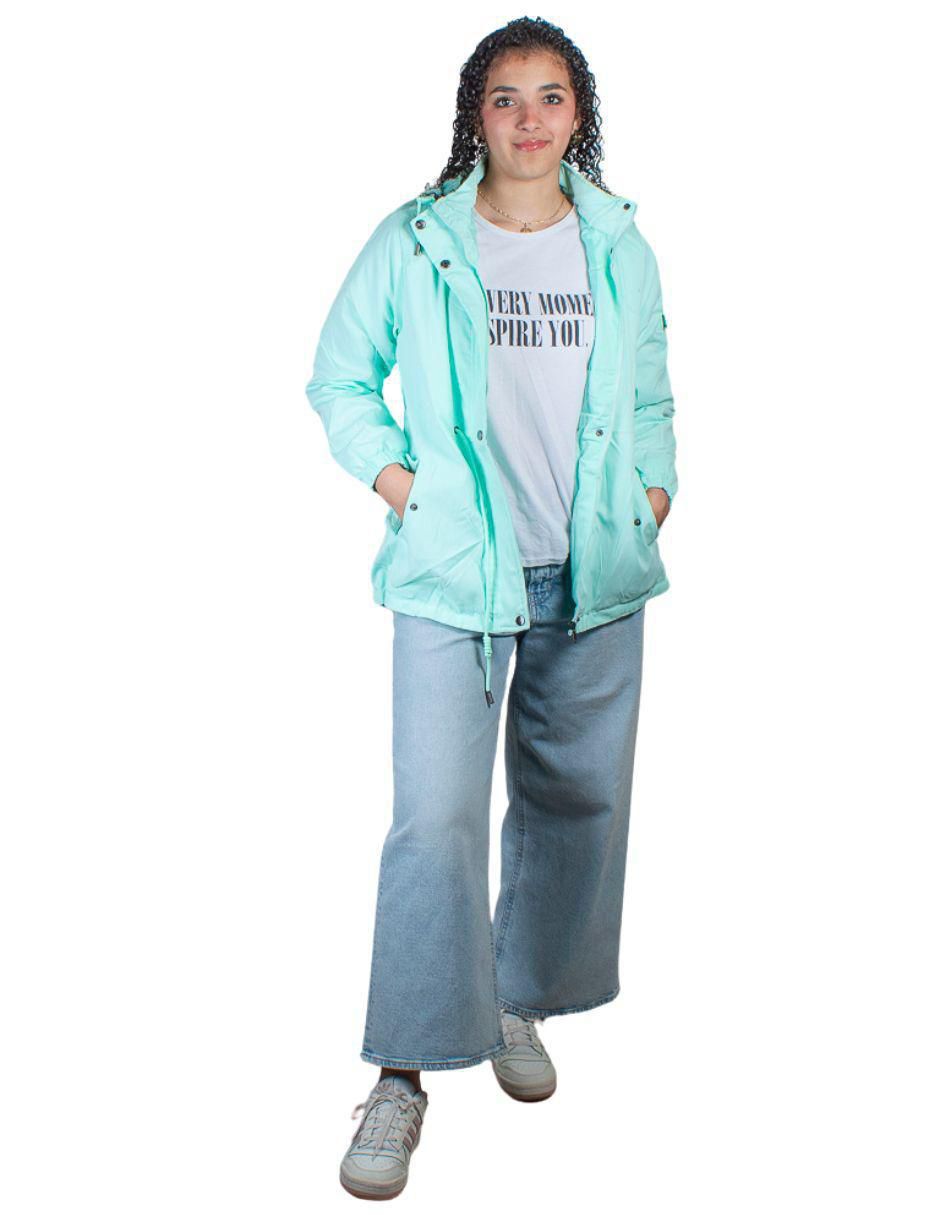 "chamarra" casual coca bella no impermeable "de" poliéster "para mujer"