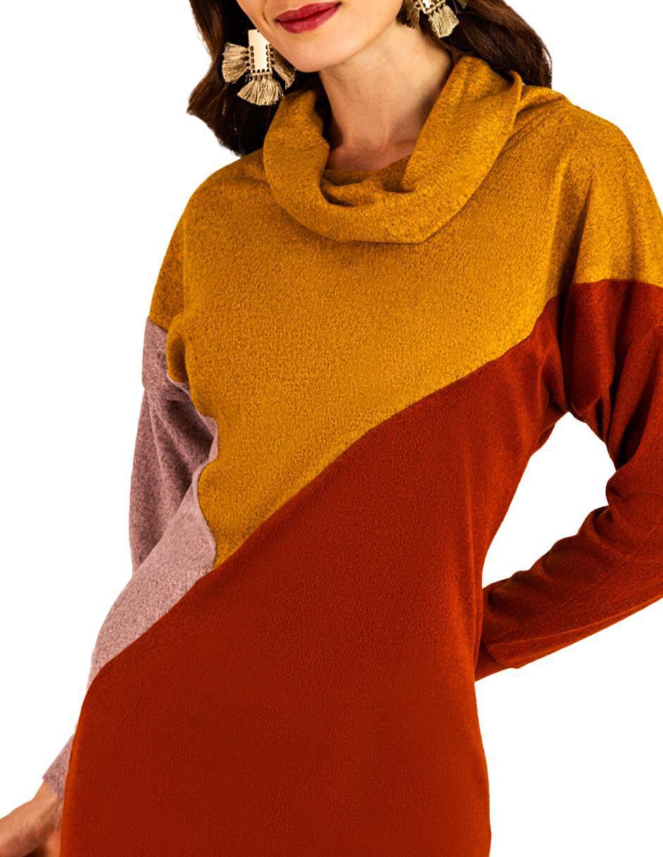 Vestido arriba de la rodilla casual para mujer 2