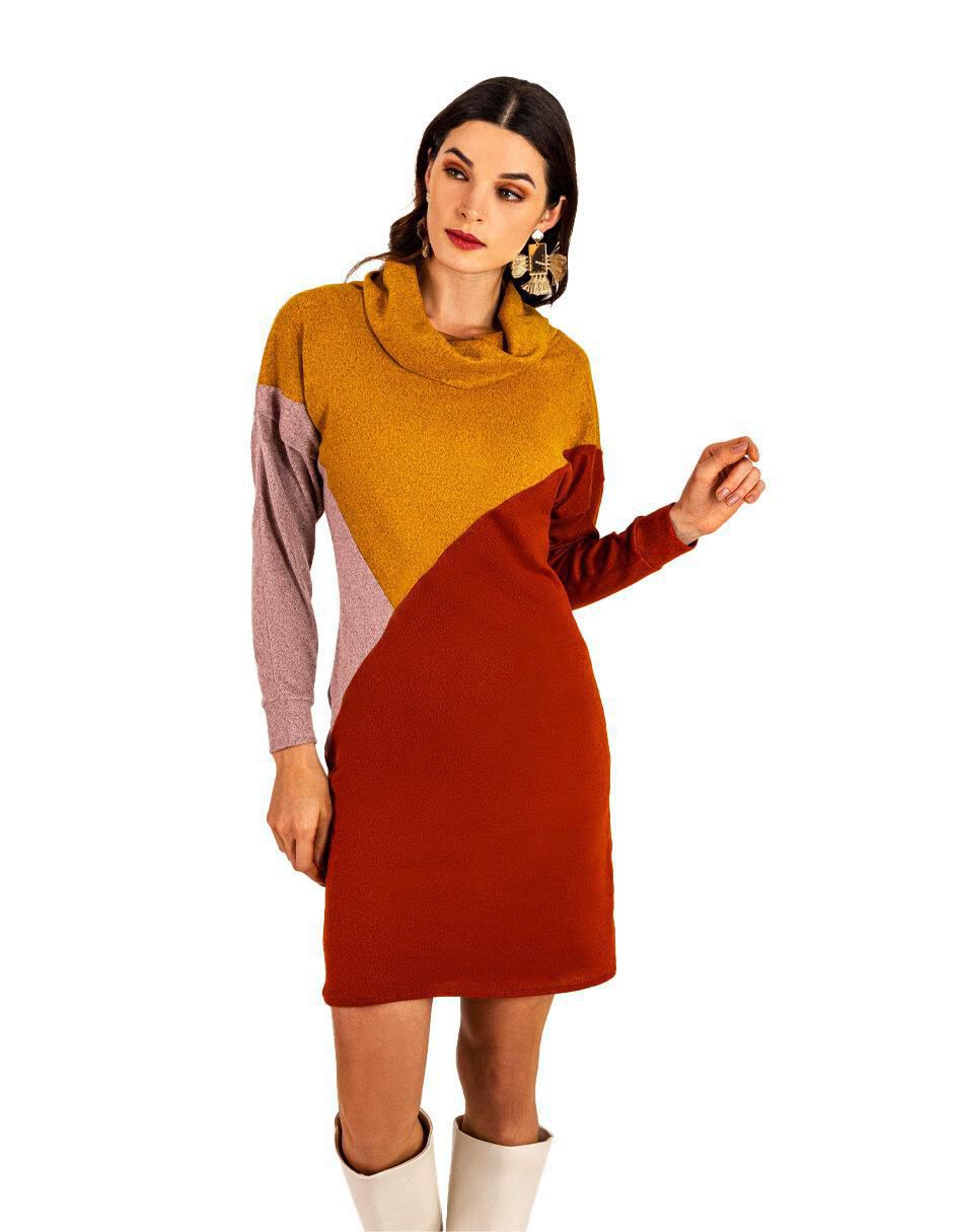 Vestido arriba de la rodilla casual para mujer 4