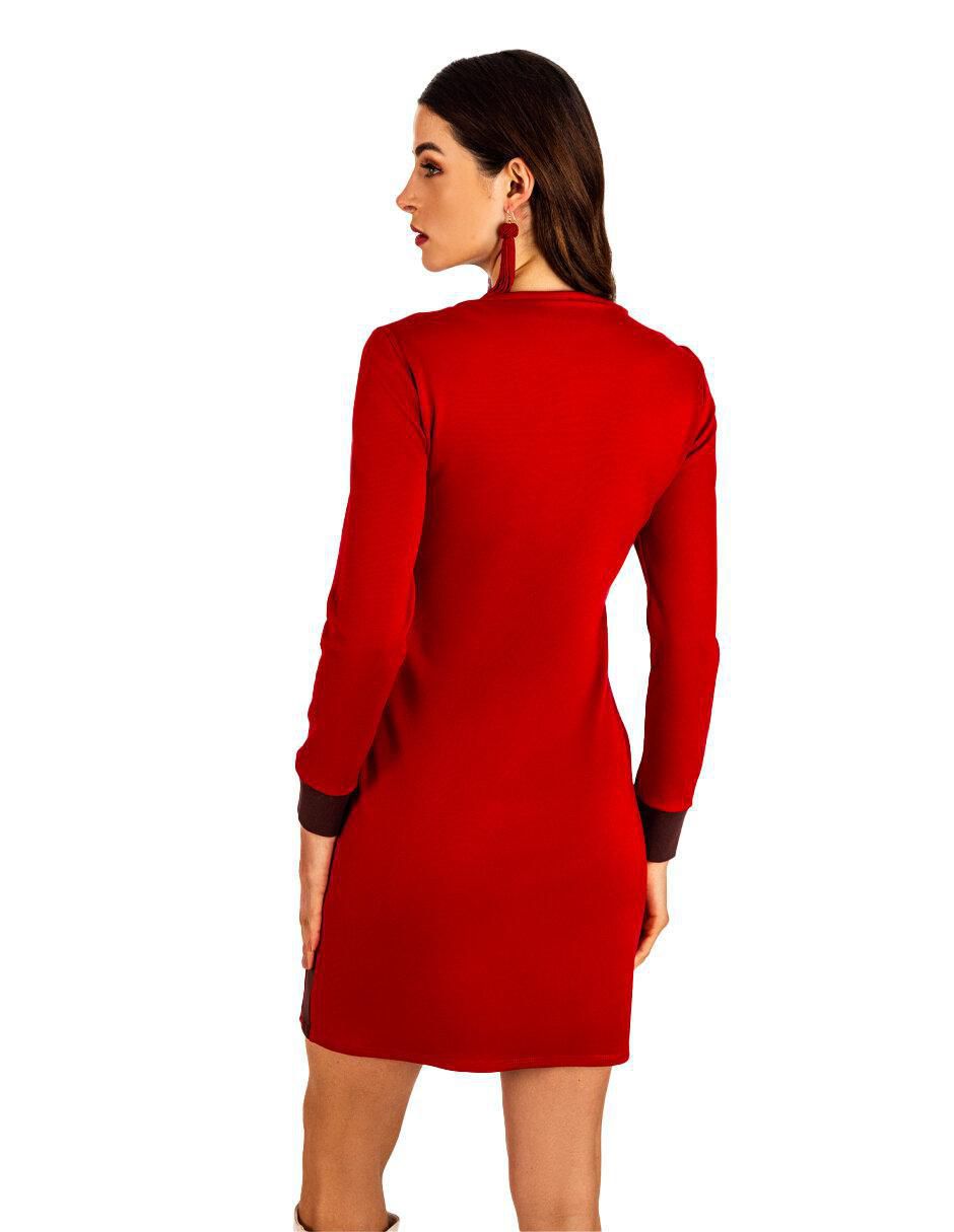 Vestido arriba de la rodilla casual para mujer 3
