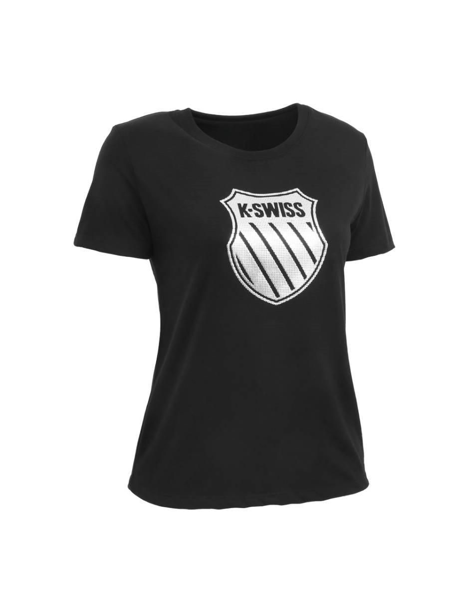 "playera" "manga" corta k-swiss wts-02 "cuello" redondo "para mujer"
