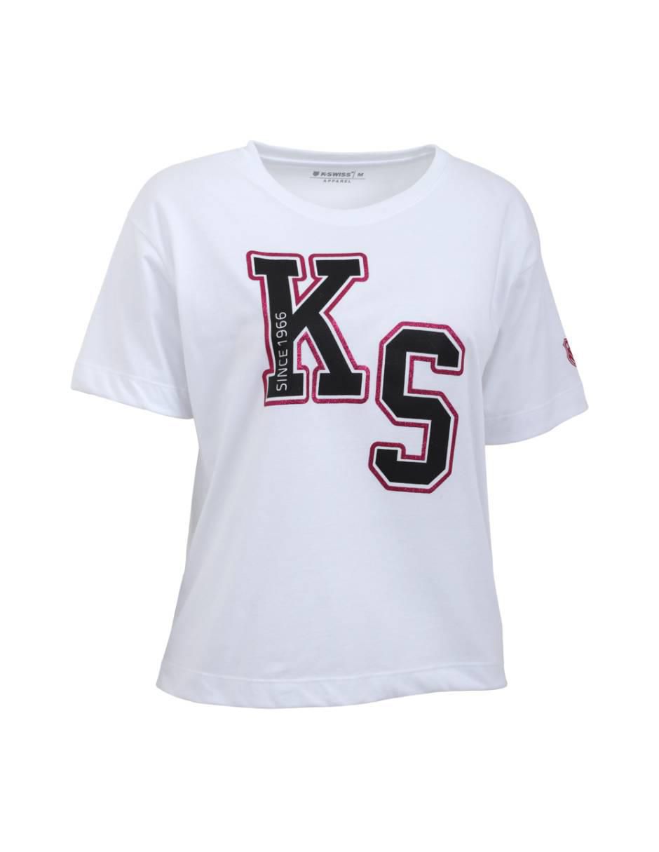 Playera manga corta cuello redondo para mujer 2