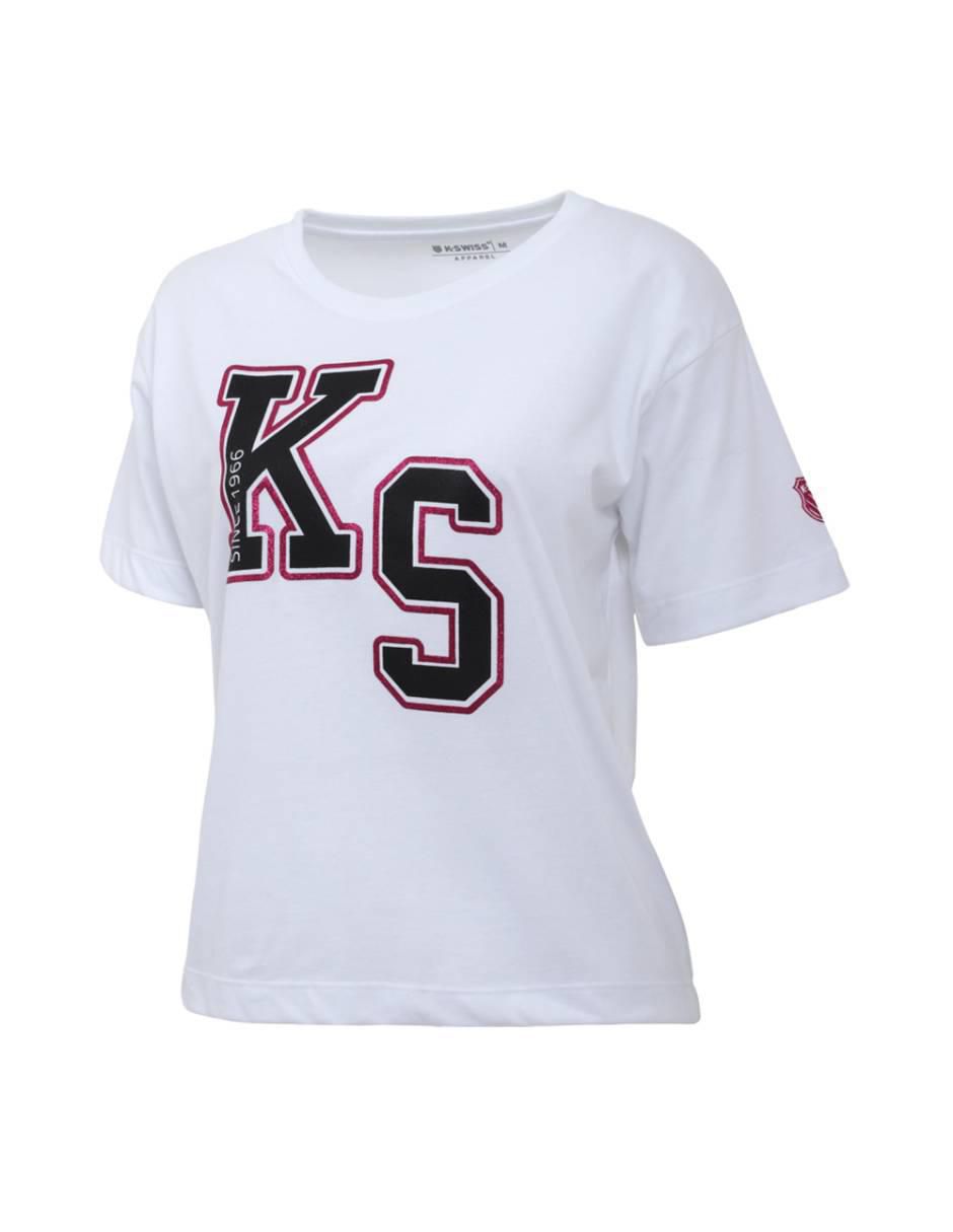 Playera manga corta cuello redondo para mujer 3