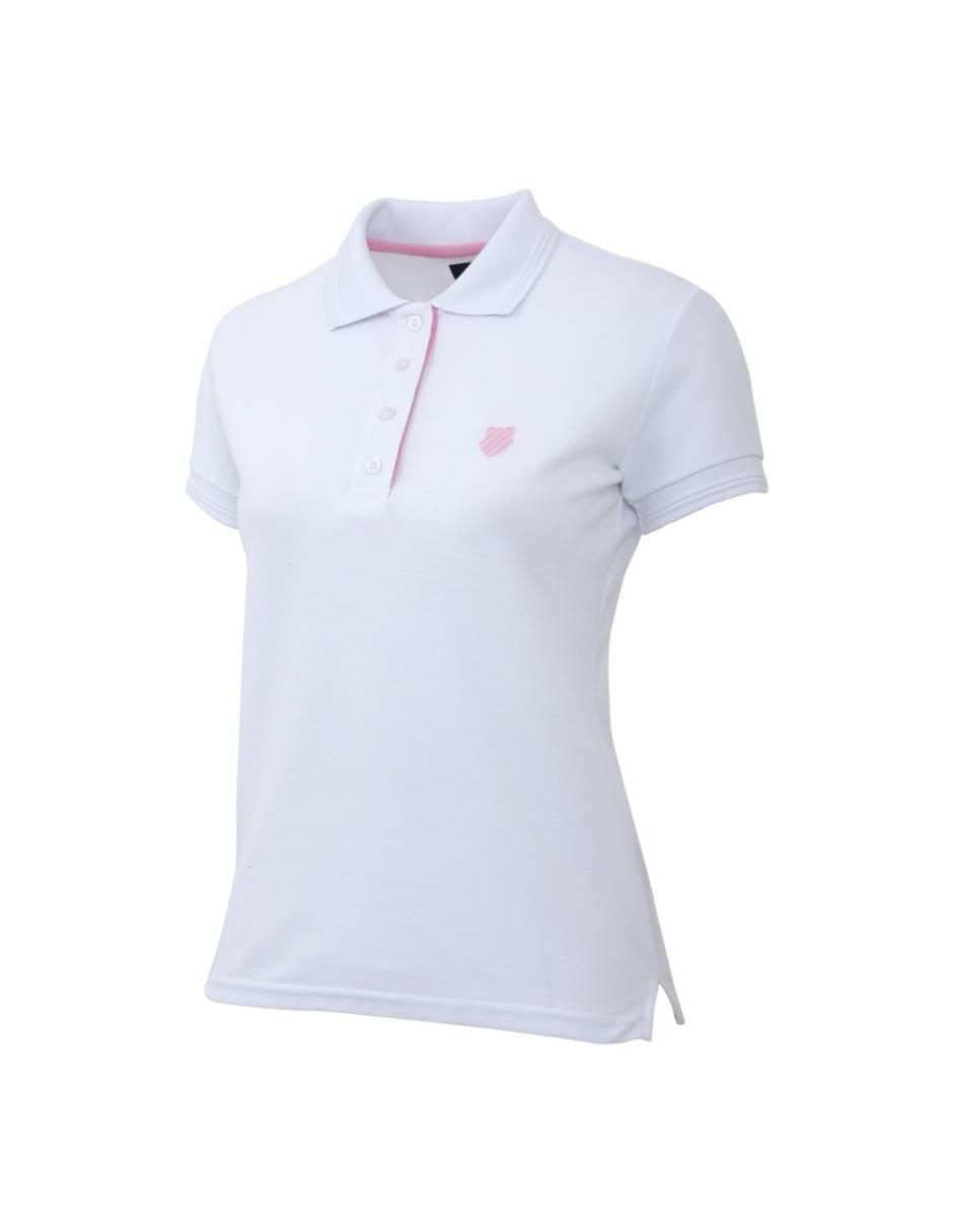 Playera manga corta Pead cuello polo para mujer 2