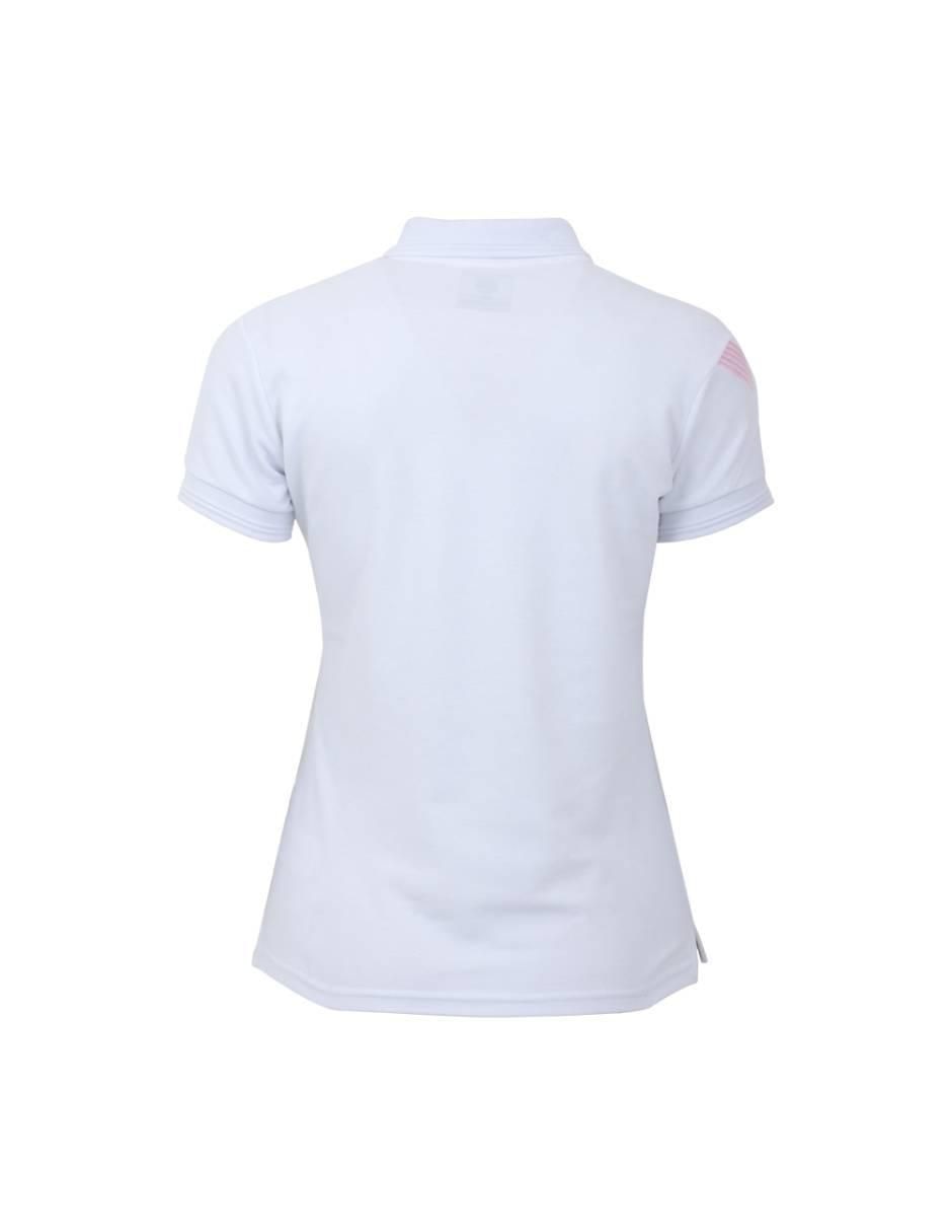 Playera manga corta Pead cuello polo para mujer 4