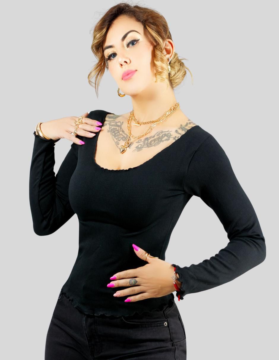 Blusa manga larga para mujer Blusa manga larga para mujer