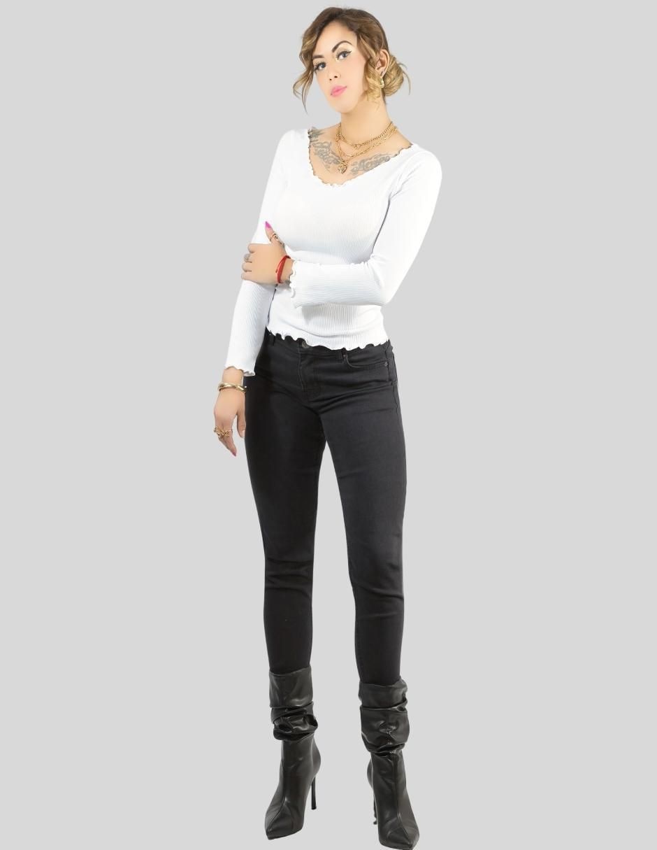 Blusa manga larga para mujer 3