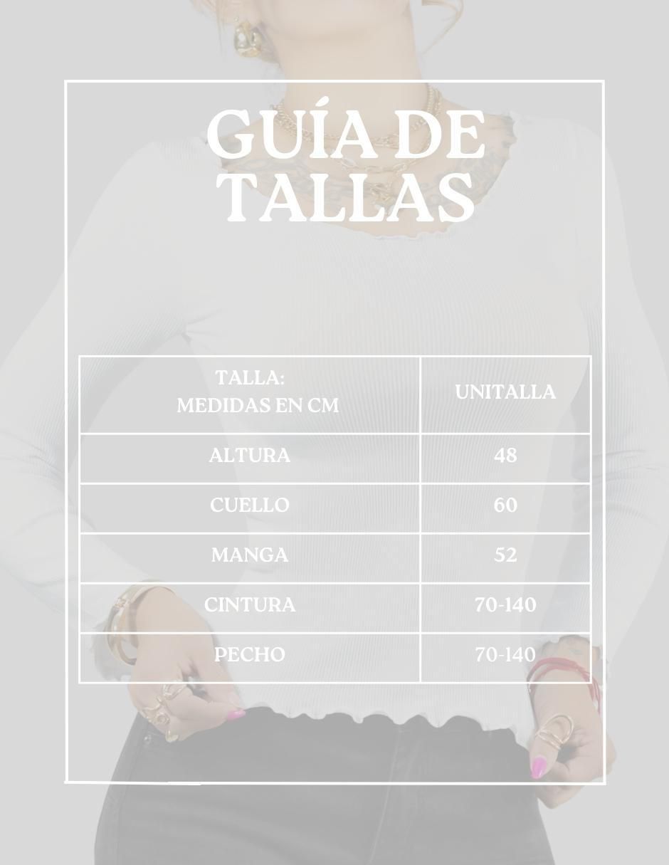 Blusa manga larga para mujer 7