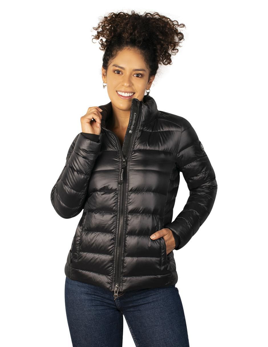 "chamarra" acolchada greenlander no impermeable "de" poliéster "para mujer"