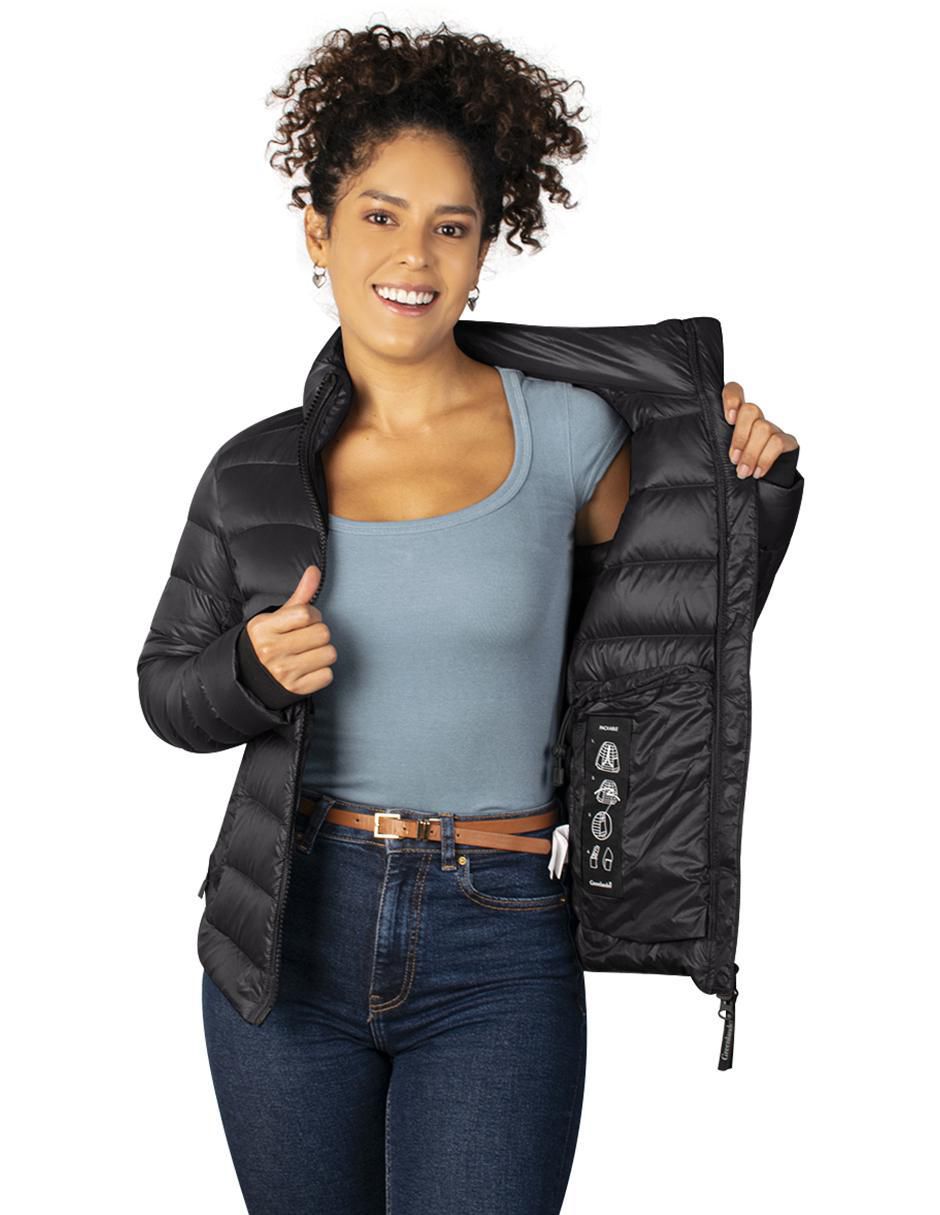"chamarra" acolchada greenlander no impermeable "de" poliéster "para mujer"
