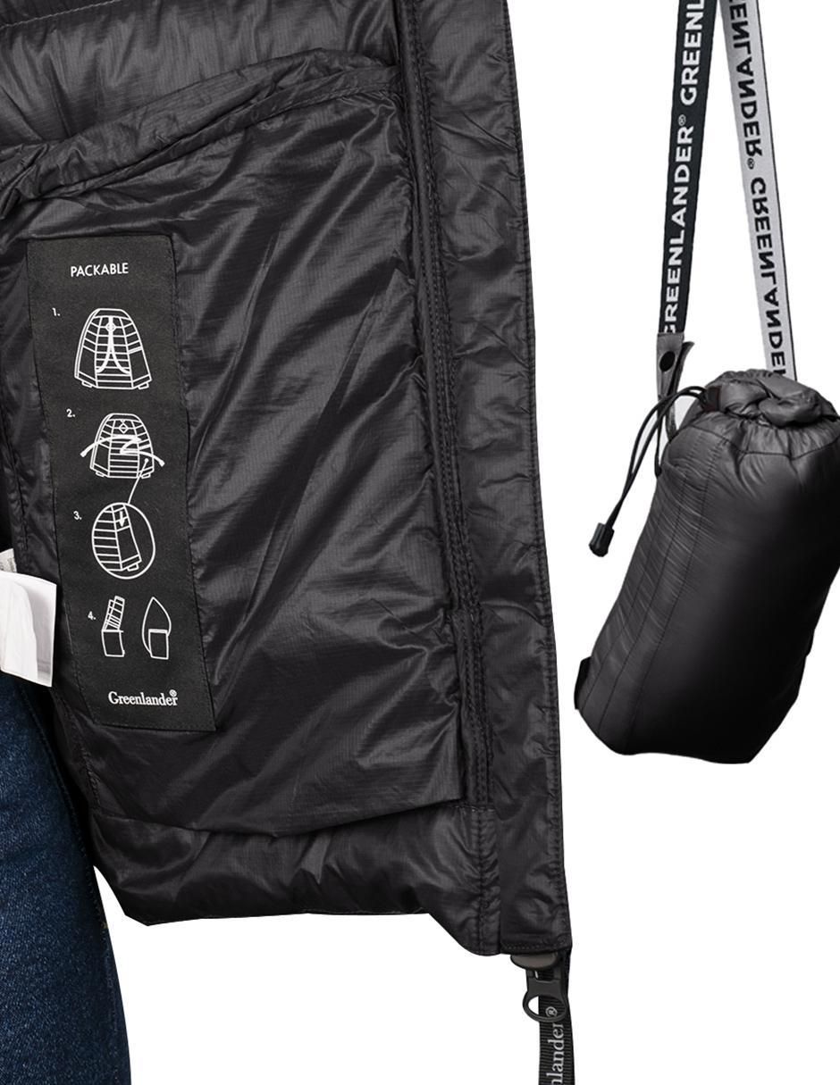 "chamarra" acolchada greenlander no impermeable "de" poliéster "para mujer"