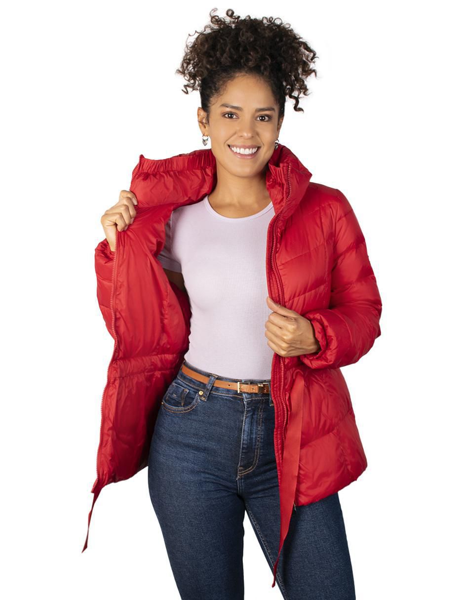 "chamarra" acolchada greenlander no impermeable "de" poliéster "para mujer"