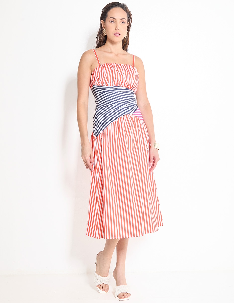Vestido midi casual para mujer Vestido midi casual para mujer
