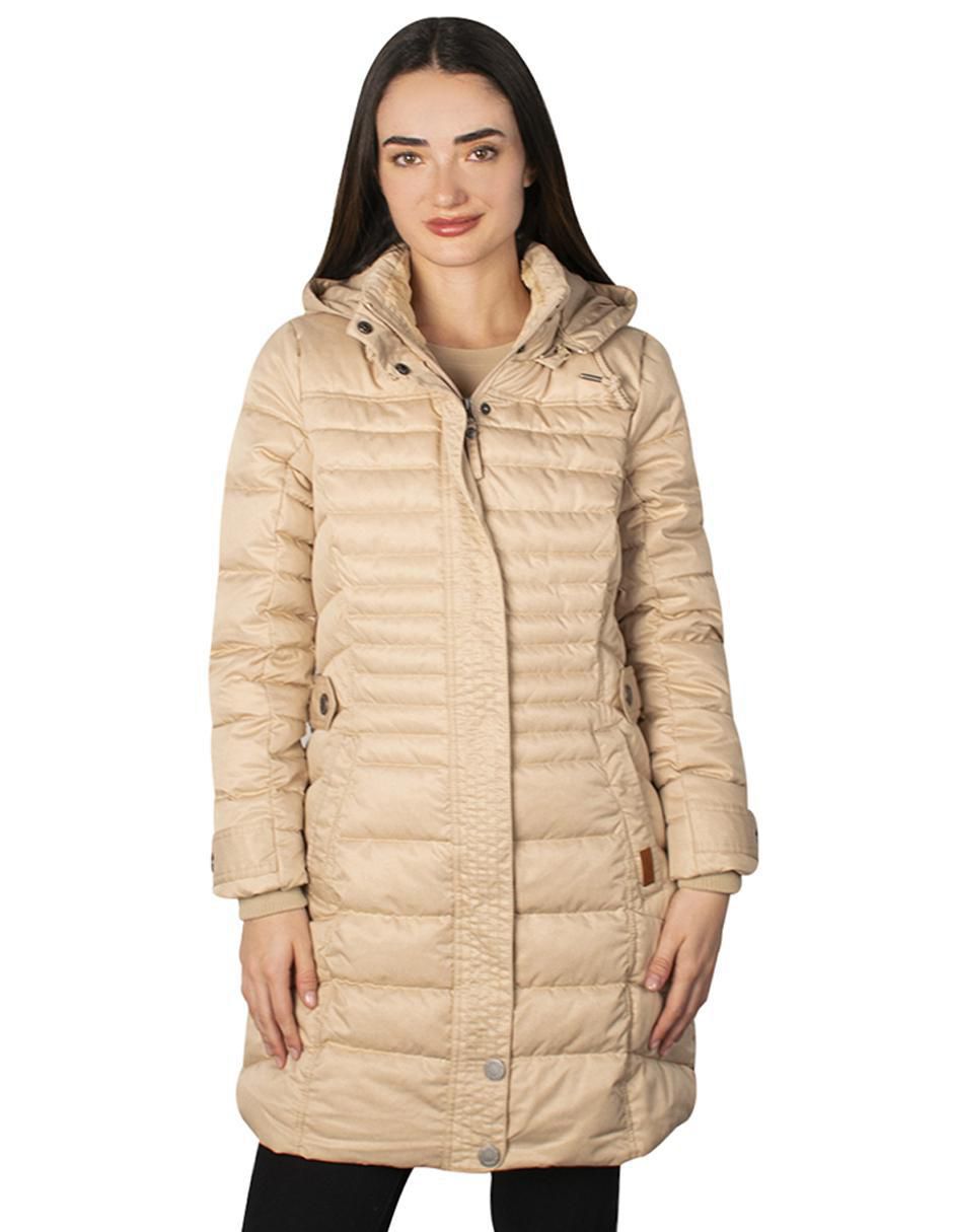 Chamarra acolchada impermeable para mujer