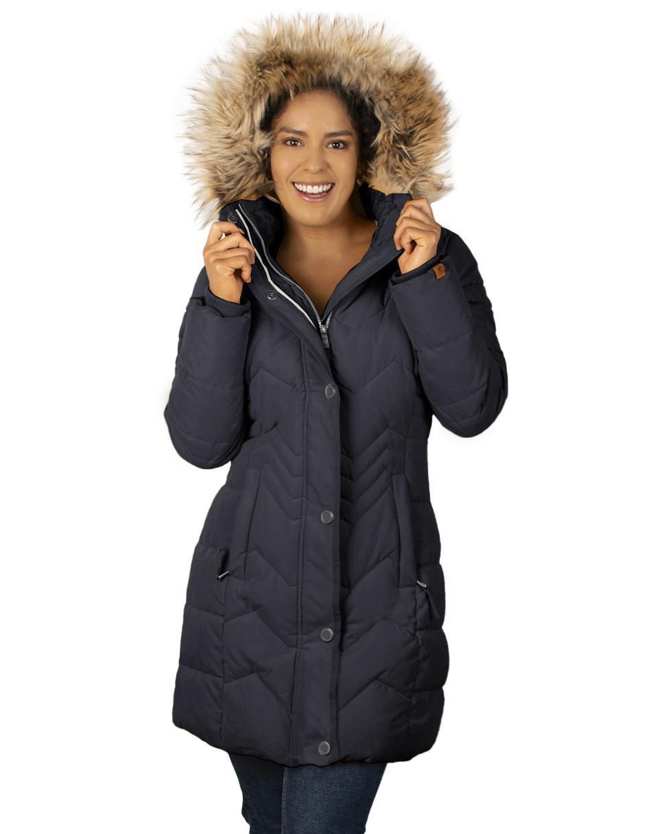 "chamarra" acolchada greenlander no impermeable "de" poliéster "para mujer"
