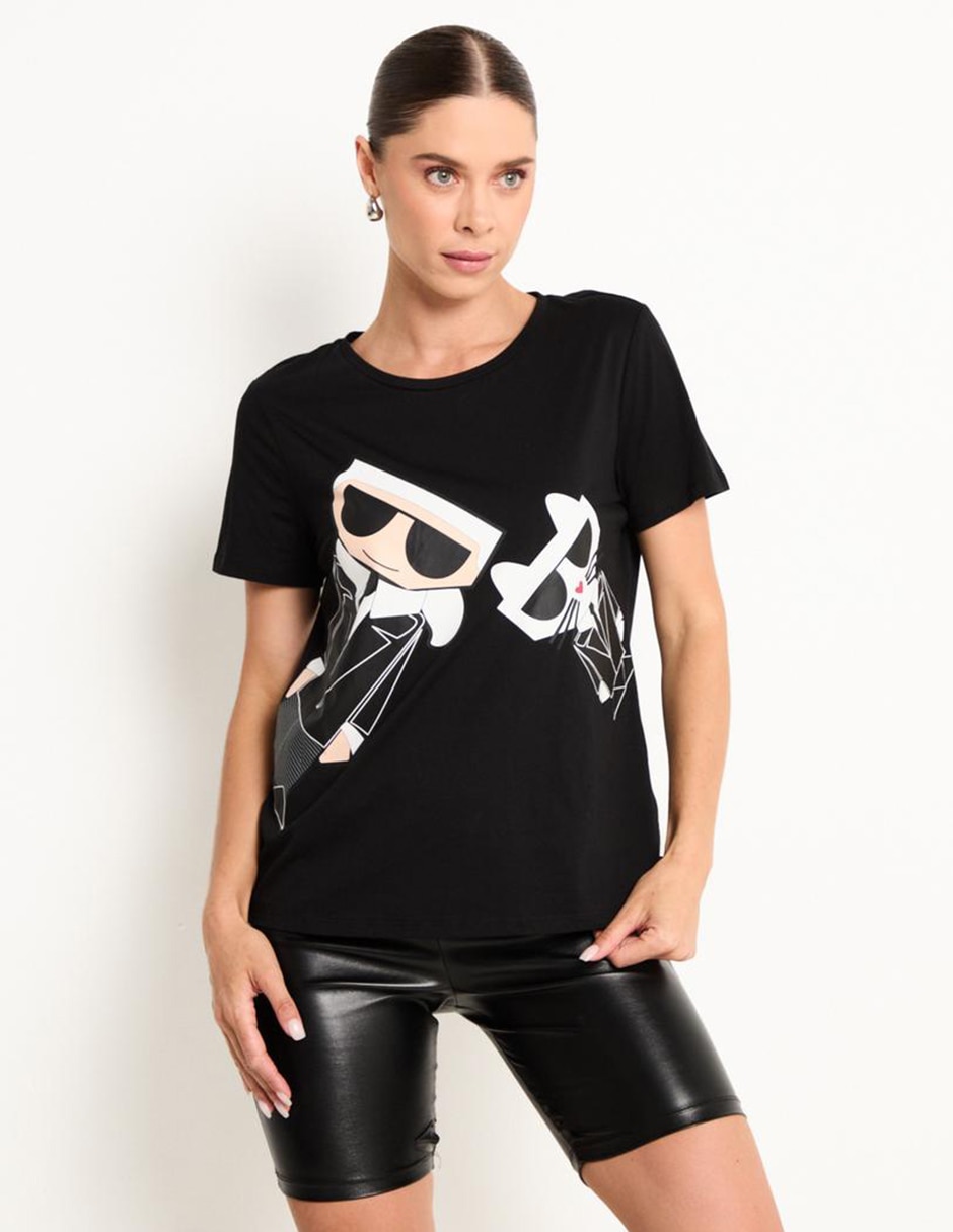 Ropa Karl Lagerfeld Paris Playera Con Logotipo Camiseta Para Mujer