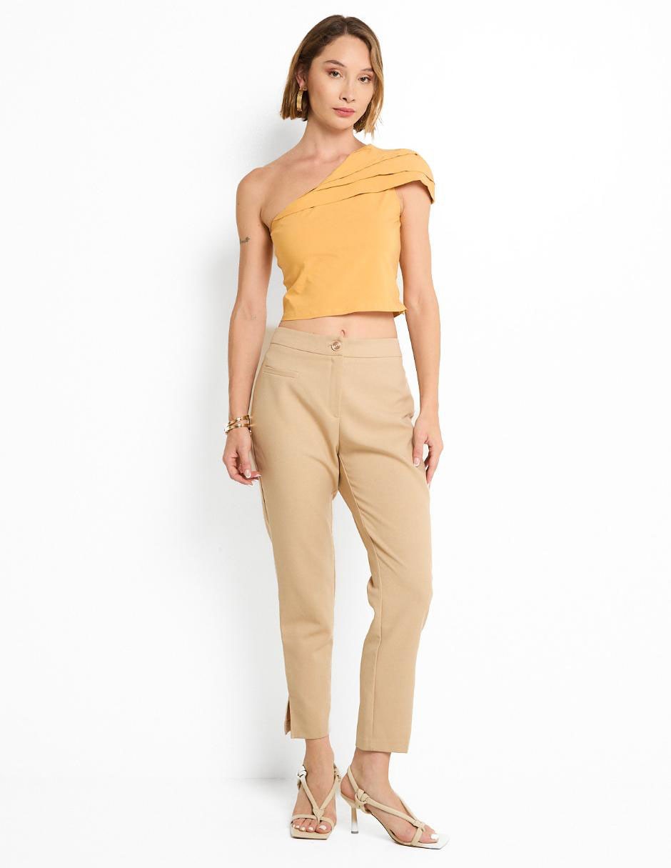 Blusa manga corta para mujer