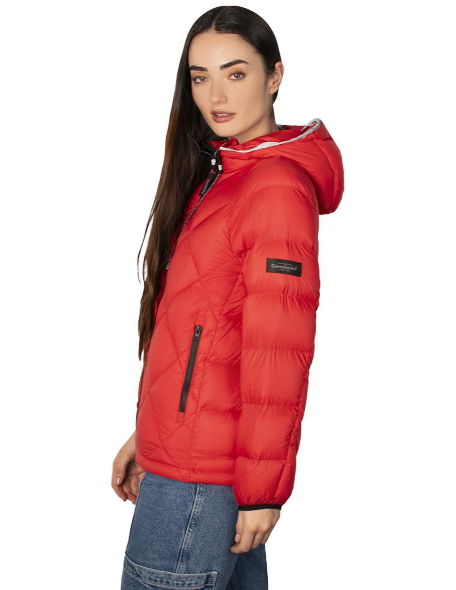 "chamarra" acolchada greenlander no impermeable "de" poliéster "para mujer"