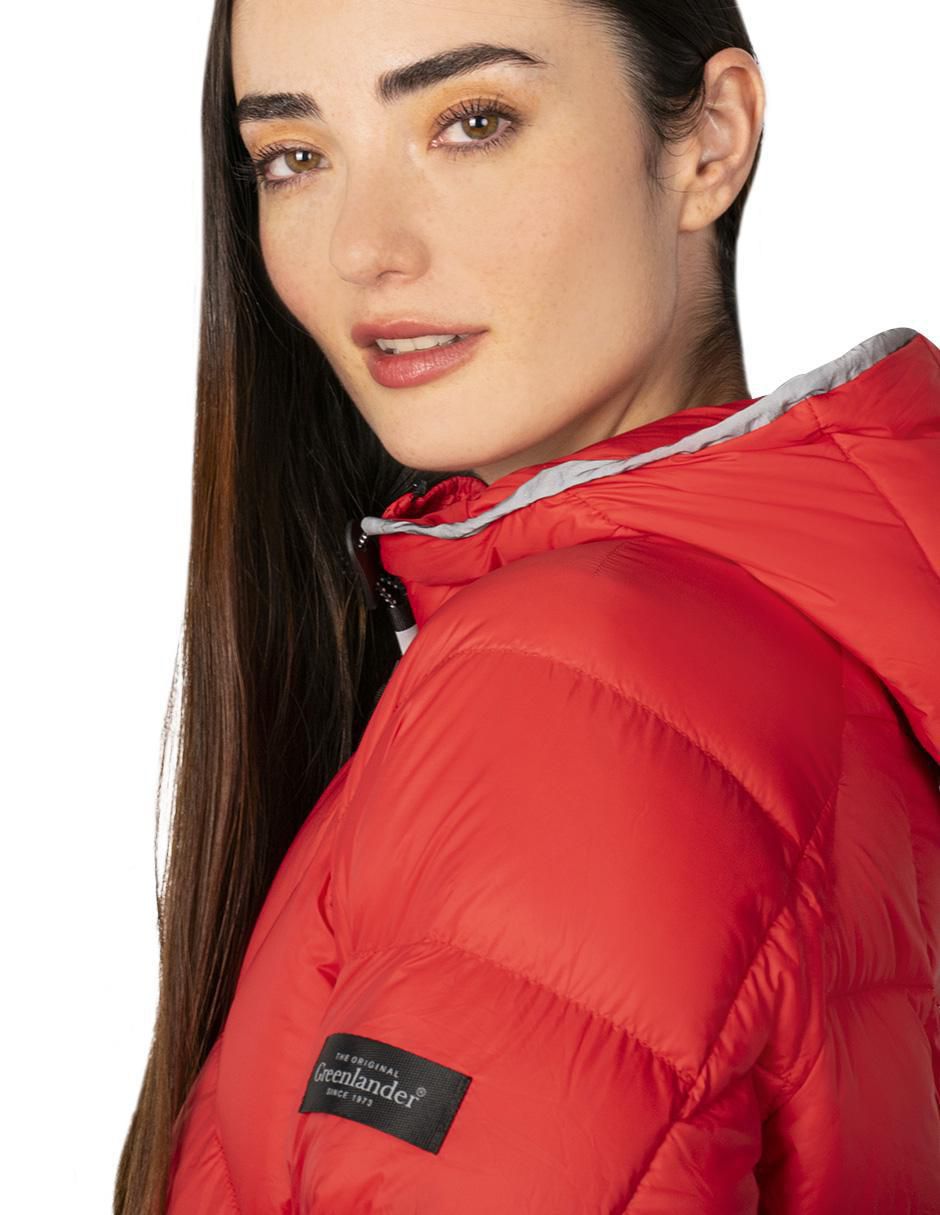 "chamarra" acolchada greenlander no impermeable "de" poliéster "para mujer"