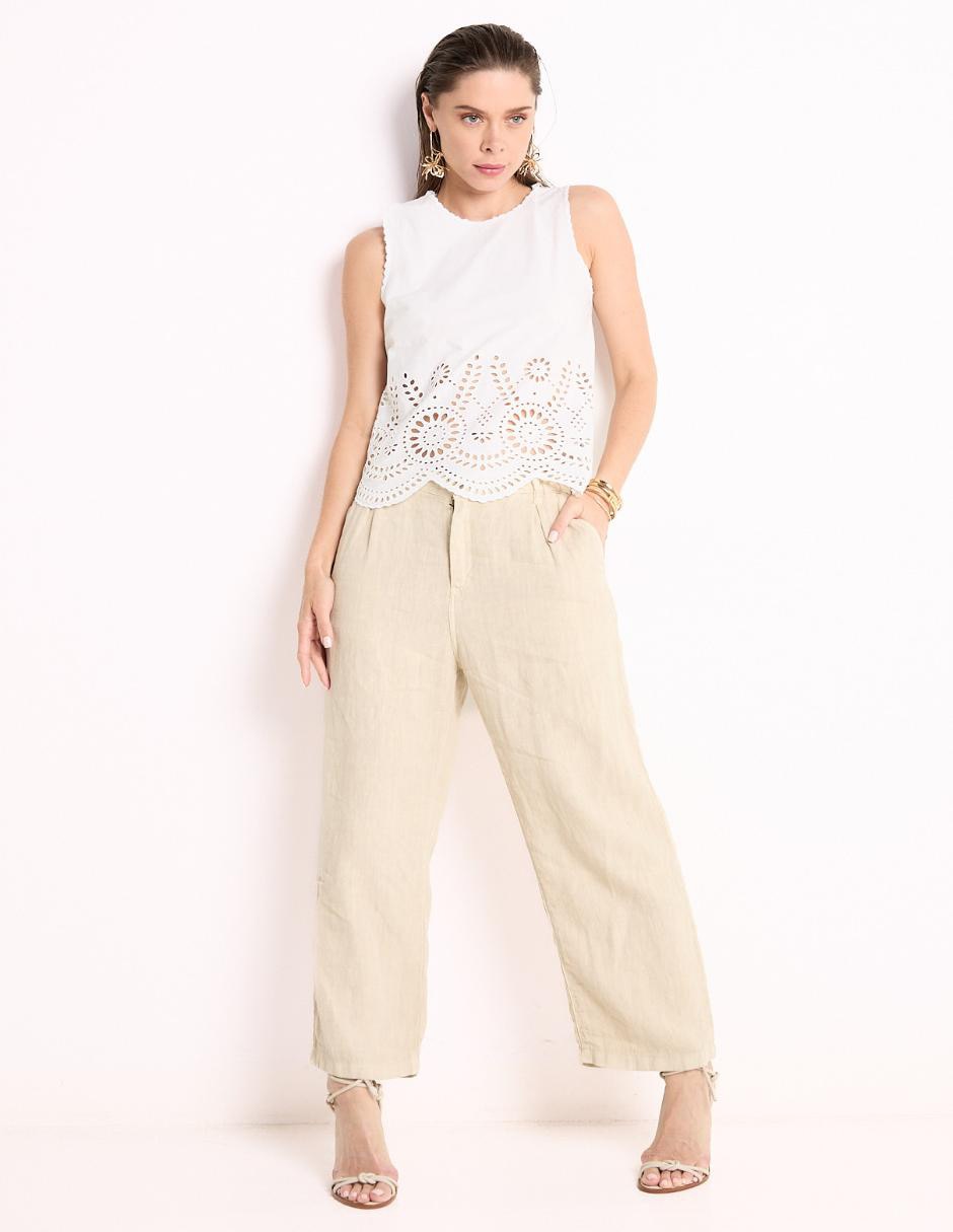 Blusa sin manga para mujer 3