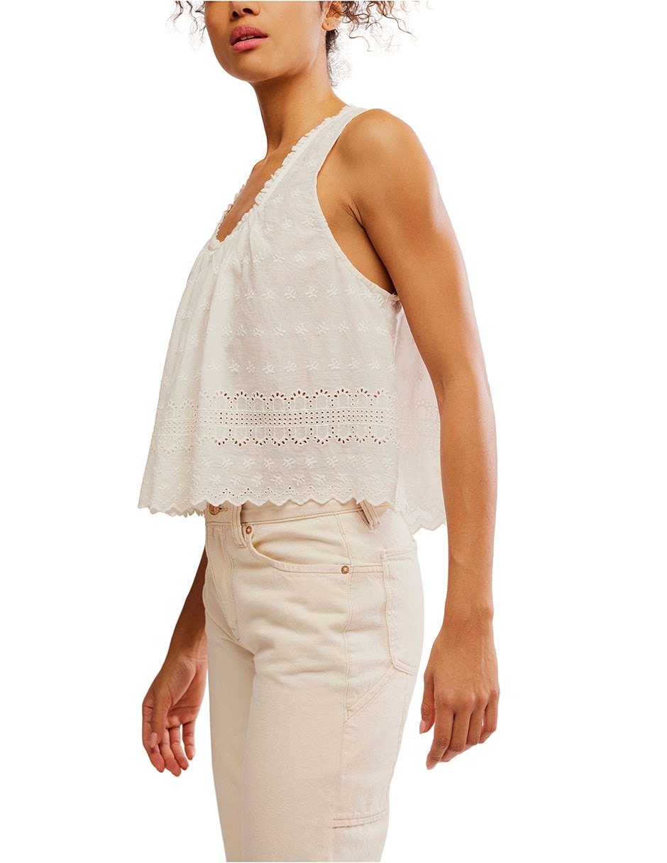 Blusa sin mangas para mujer 4