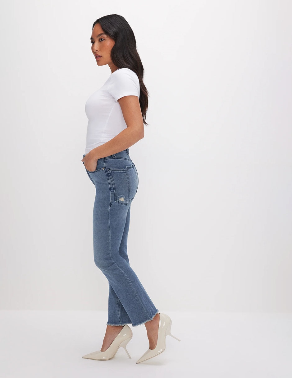 Jeans straight para mujer 5