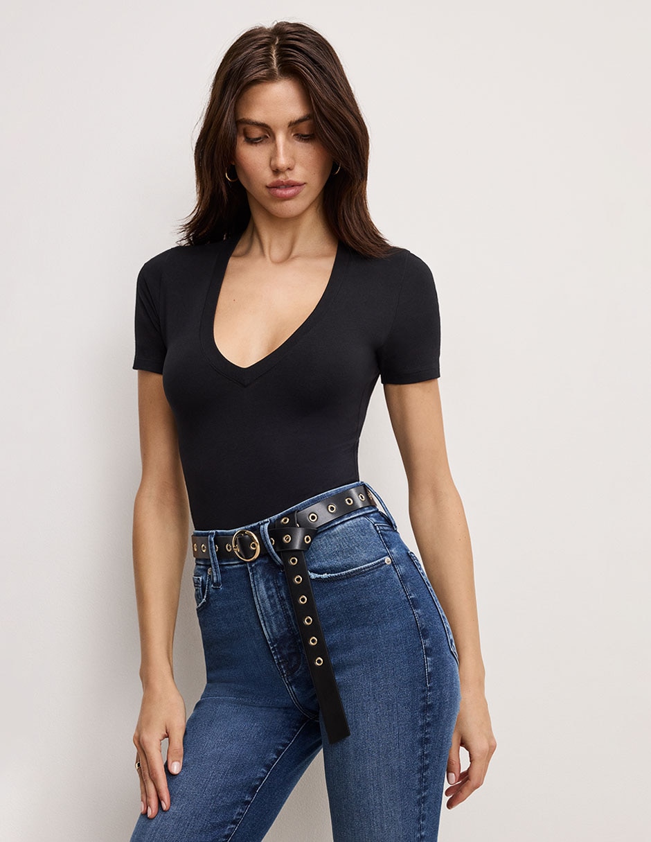 Body escote profundo para mujer 4