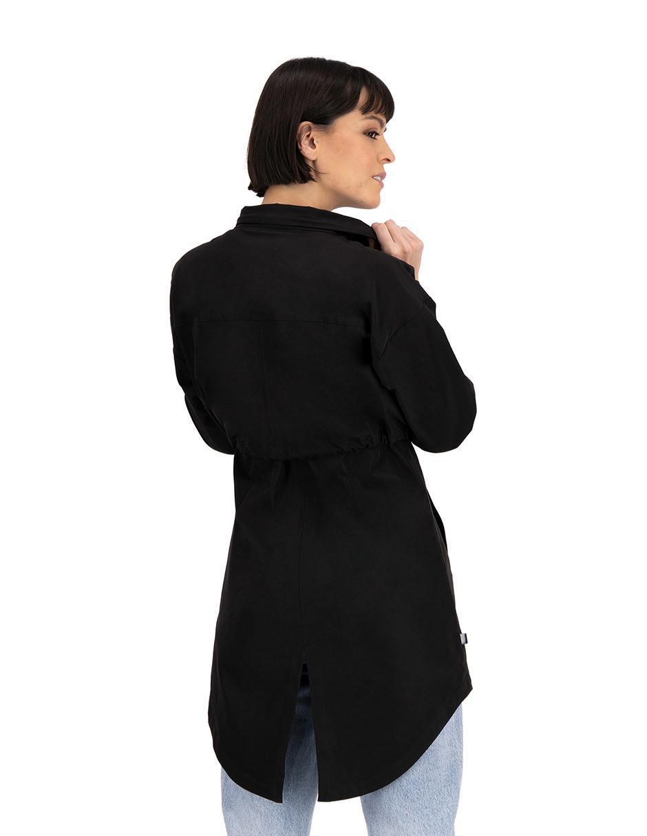 Gabardina con bolsillos para mujer 2