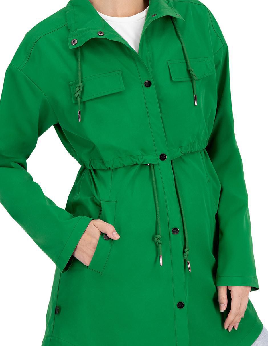 Gabardina con bolsillos para mujer 5