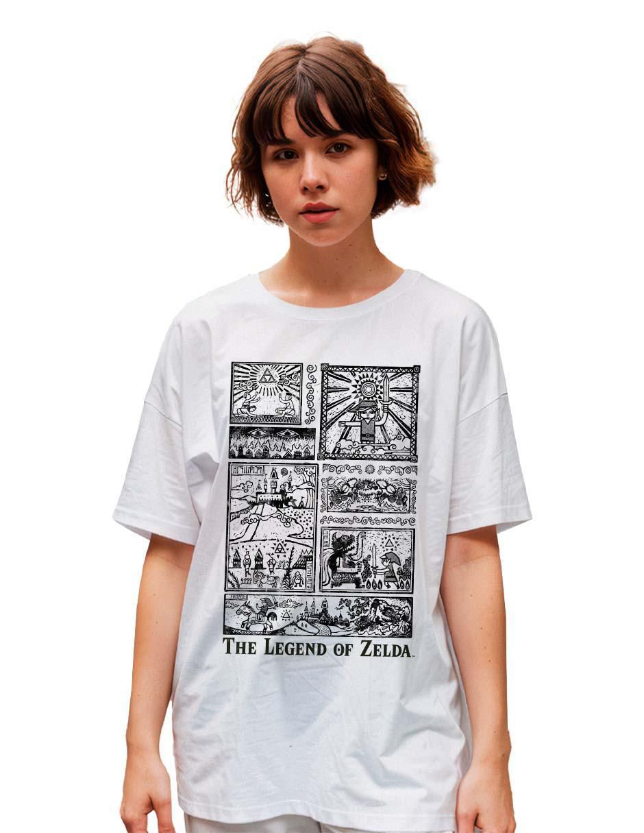 Playera manga corta cuello redondo para mujer