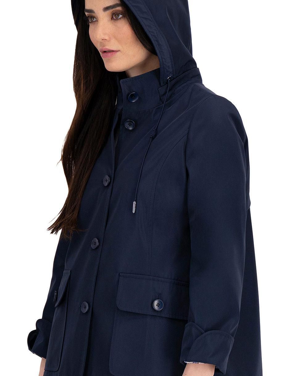 Gabardina con capucha para mujer 3