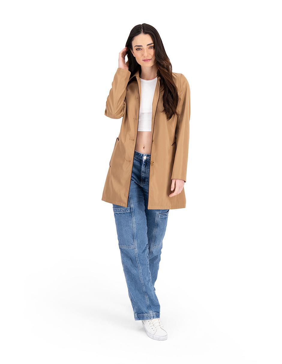 Gabardina con bolsillos para mujer 3