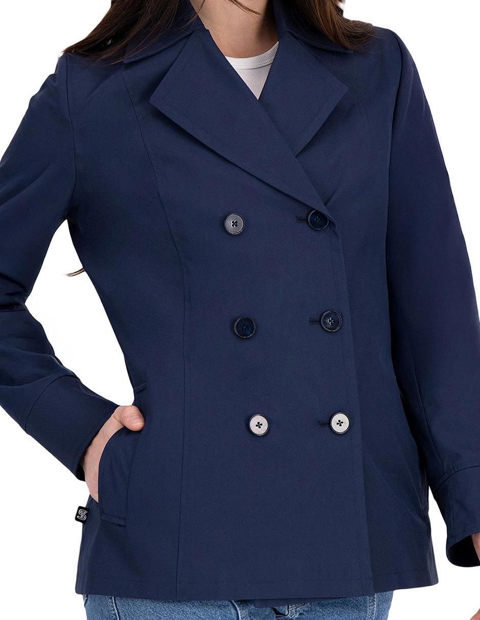 "gabardina" no con bolsillos shyla "para mujer"