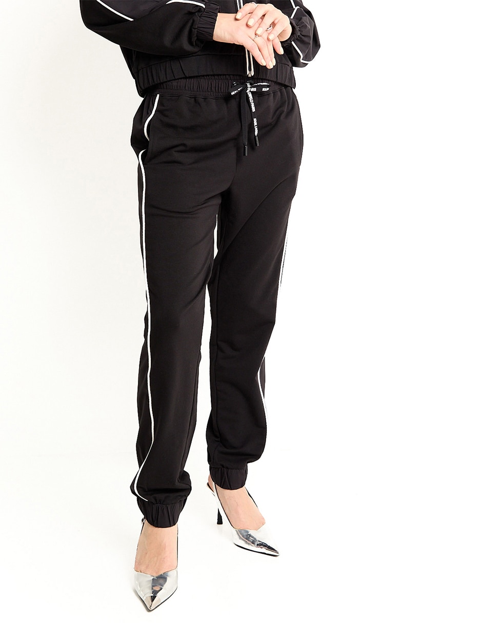 Pants slim Karl Lagerfeld Paris con agujeta para mujer Liverpool - Main Image