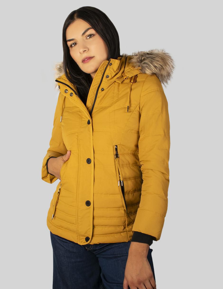 "chamarra" acolchada greenlander no impermeable "de" poliéster "para mujer"