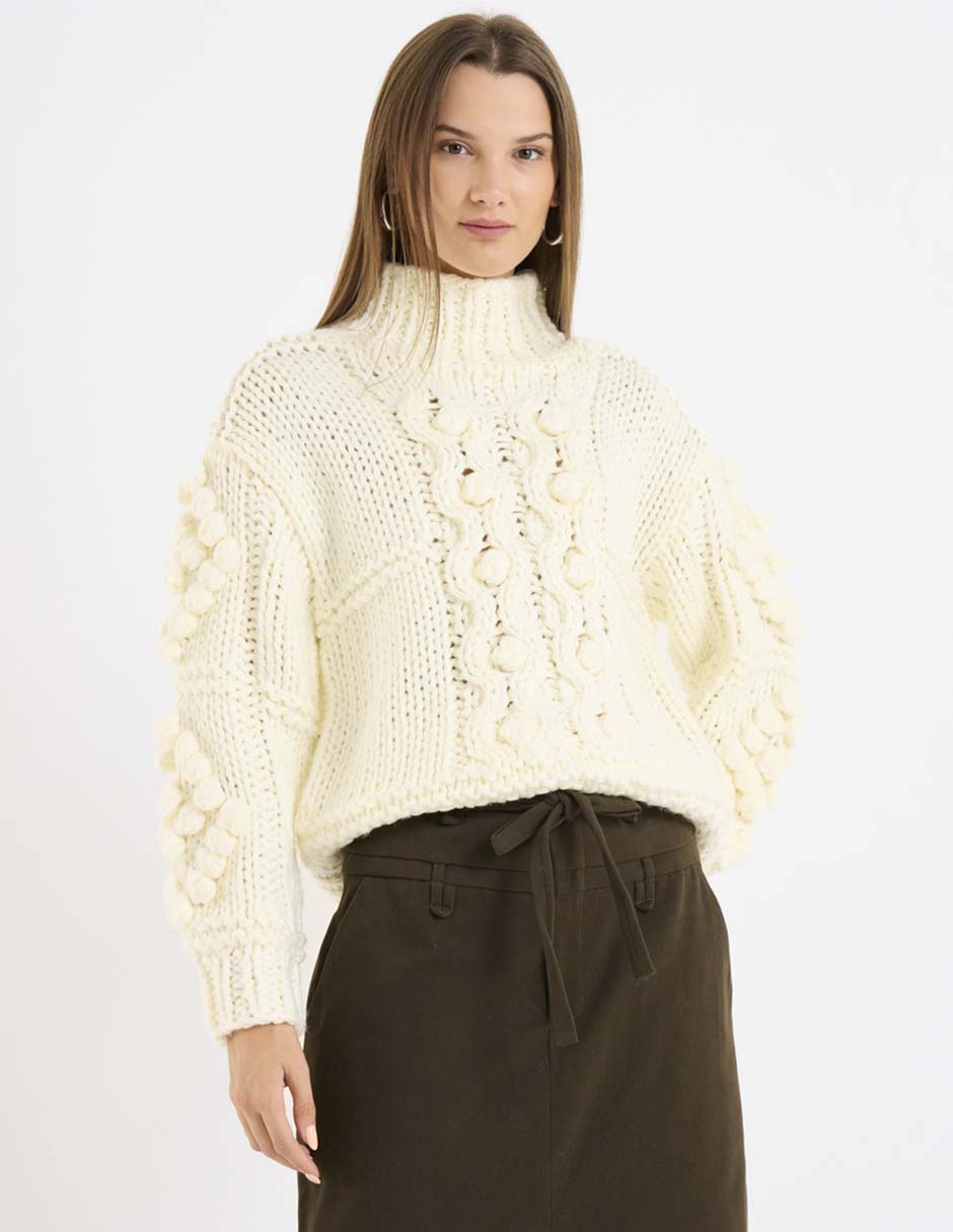 Suéter cuello tortuga para mujer 1