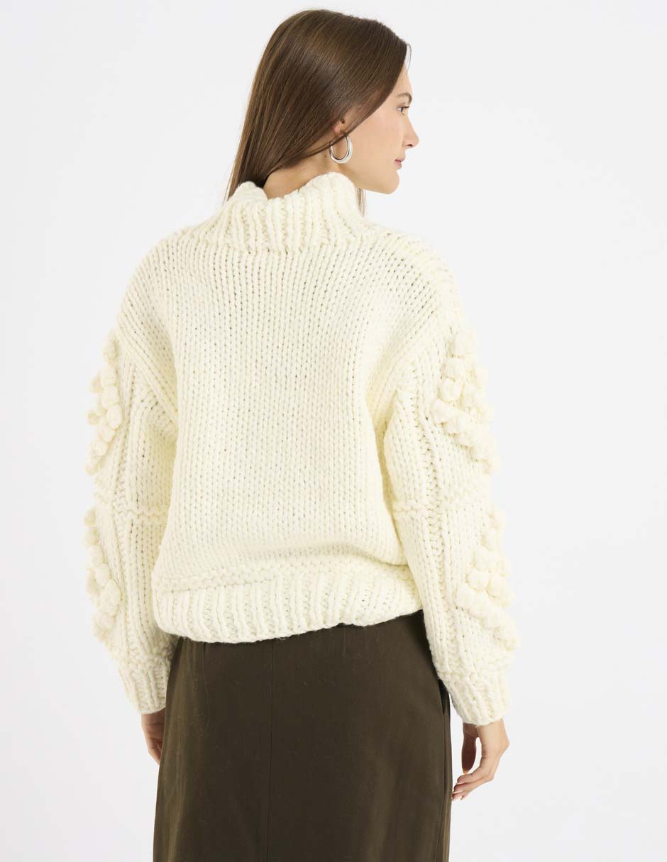 Suéter cuello tortuga para mujer 2
