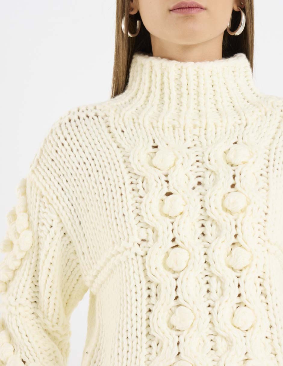 Suéter cuello tortuga para mujer 4