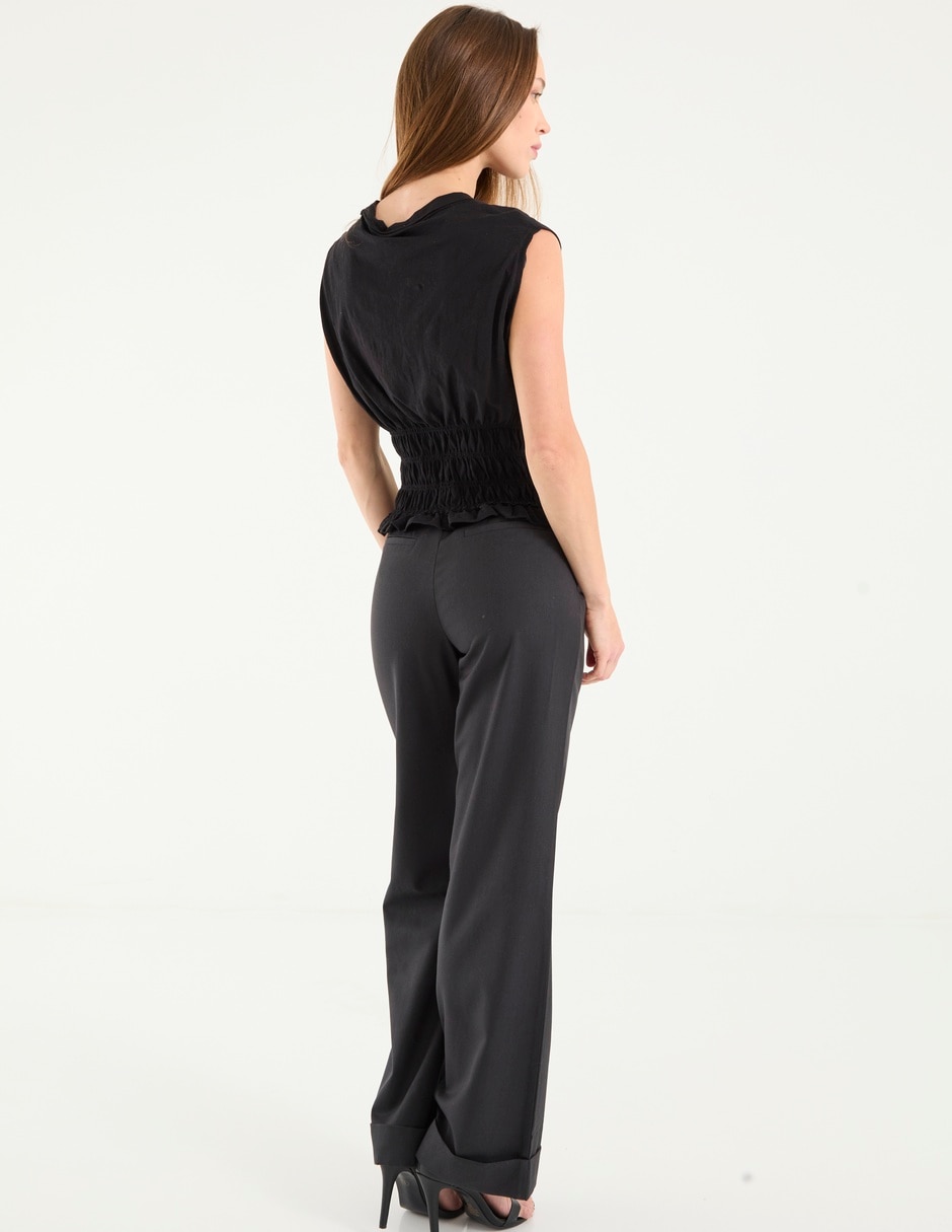 Pantalón relaxed relajado para mujer 2