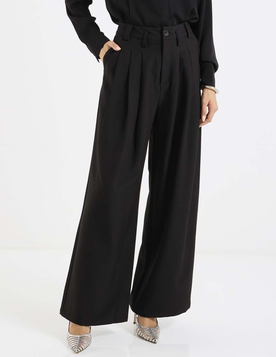 Pantalón relaxed amplio para mujer
