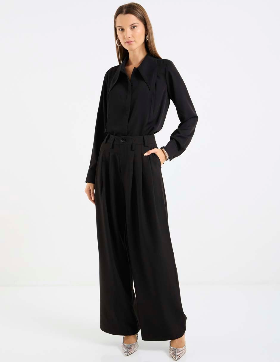 Pantalón relaxed amplio para mujer 3